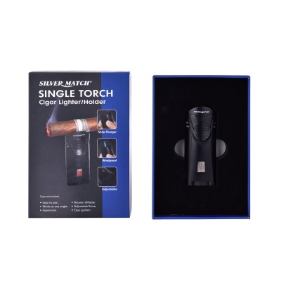 Silver Match Αναπτήρας Debden Blueflame Cigar Hold